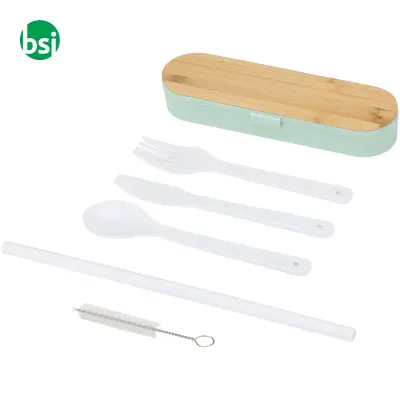 Set di posate con coperchio in bambù Runa - Immagine 8