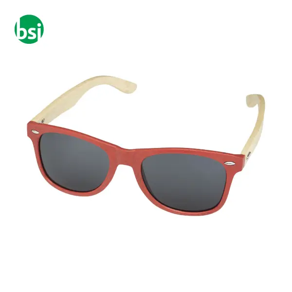 Occhiali da sole personalizzati in bamboo Sun Ray -  8