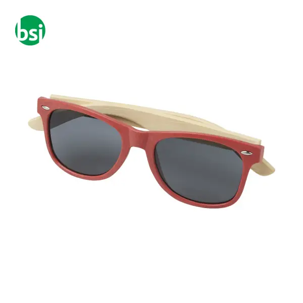 Occhiali da sole personalizzati in bamboo Sun Ray -  5