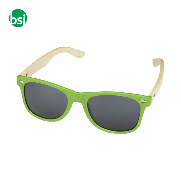 Occhiali da sole personalizzati in bamboo Sun Ray -  10