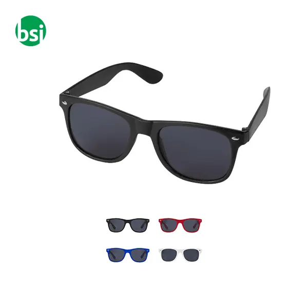 Occhiali da sole personalizzati plastiche riciclate Sun Ray -  1