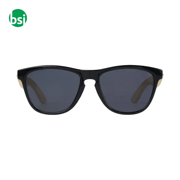 Occhiali da sole in bamboo personalizzabile Sun Ray -  3
