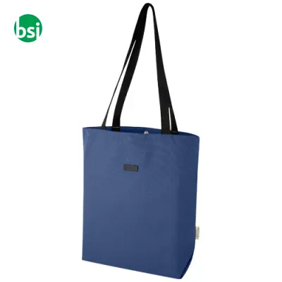 Shopper personalizzate in canvas riciclato 14L Joey - Immagine 7