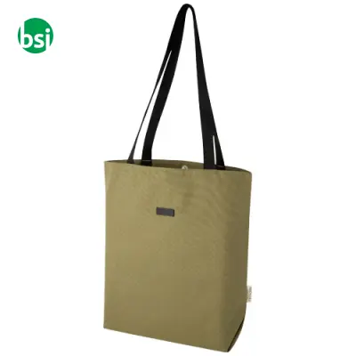 Shopper personalizzate in canvas riciclato 14L Joey - Immagine 8