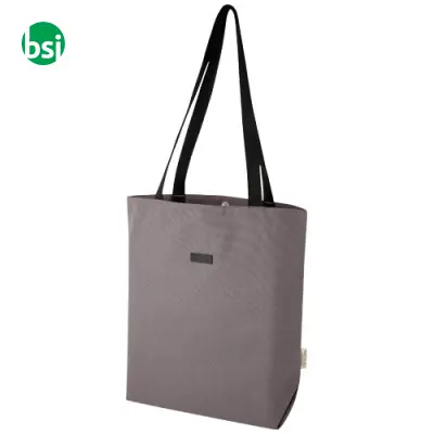 Shopper personalizzate in canvas riciclato 14L Joey - Immagine 9