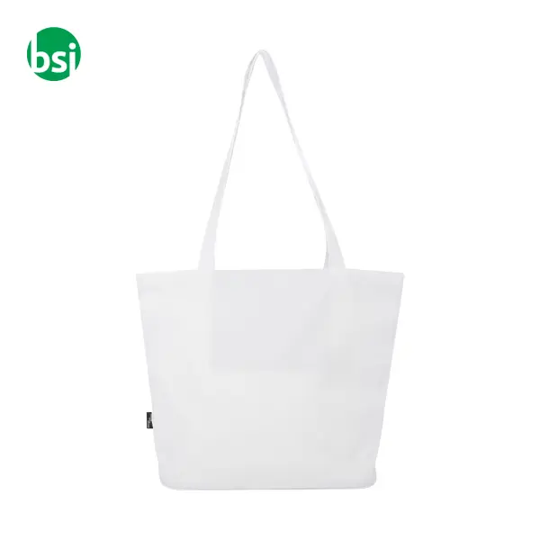 Shopper in materiale riciclato con cerniera Panama -  4