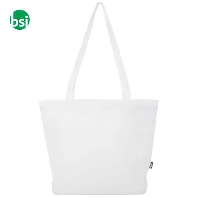 Shopper in materiale riciclato con cerniera Panama - Immagine 3