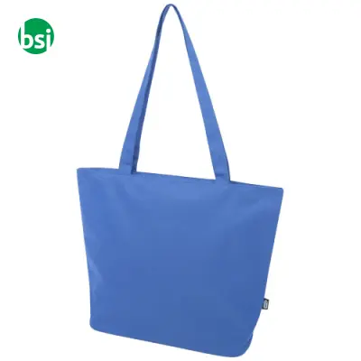 Shopper in materiale riciclato con cerniera Panama - Immagine 7
