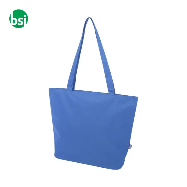 Shopper in materiale riciclato con cerniera Panama -  7