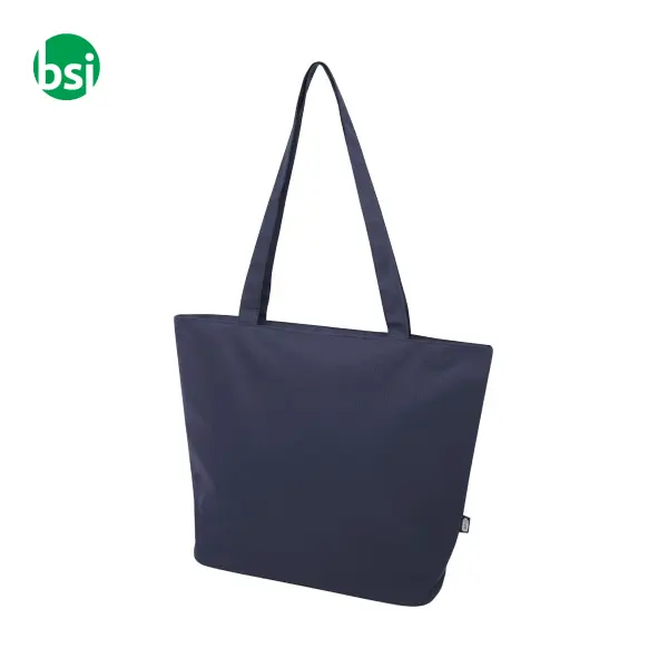 Shopper in materiale riciclato con cerniera Panama -  8