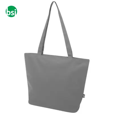 Shopper in materiale riciclato con cerniera Panama - Immagine 10