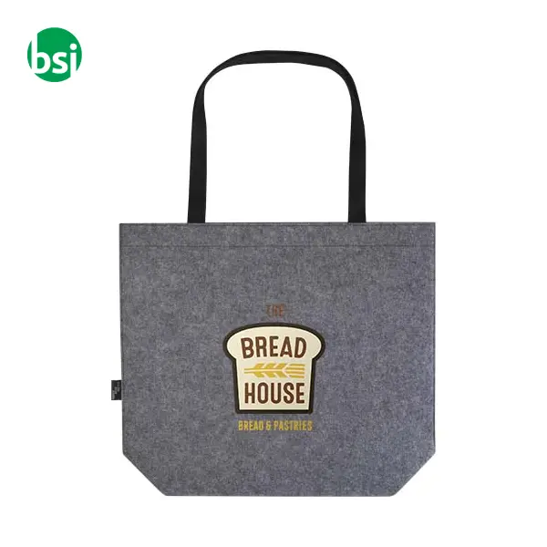 Tote bag a soffietto in feltro riciclato Felta -  2