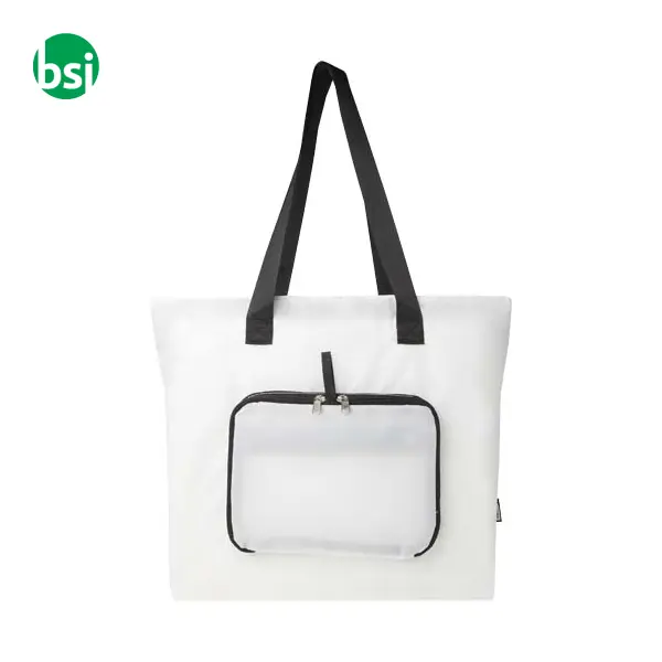 Tote bag pieghevole in PET riciclato da 12 litri EcoFold -  3