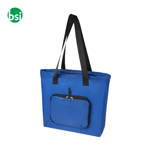 Tote bag pieghevole in PET riciclato da 12 litri EcoFold -  8