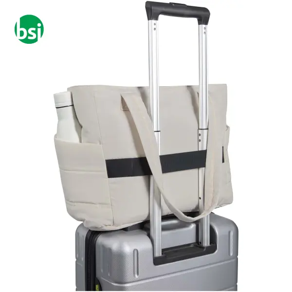 Tote bag portatile 15,6'' in materiale riciclato 18L Puffer -  4