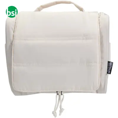 Beauty case da appendere in materiale riciclato 8L Puffer - Immagine 3