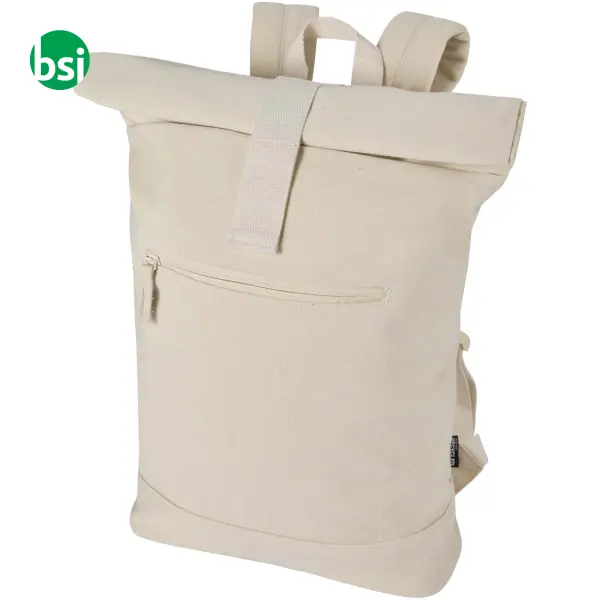 Zaino rolltop per portatile materiale riciclato 16L Recanvas -  9