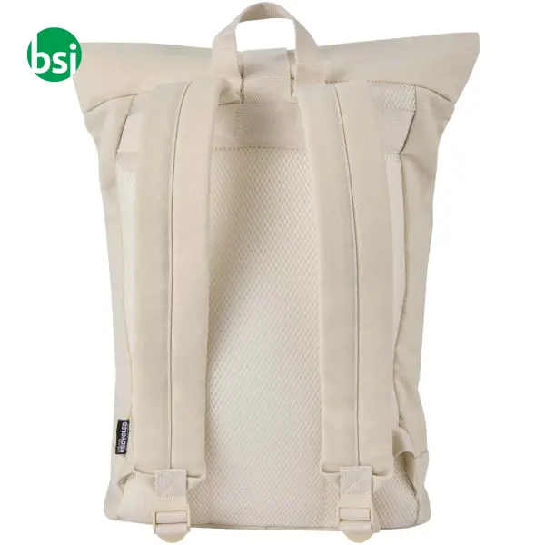 Zaino rolltop per portatile materiale riciclato 16L Recanvas -  4