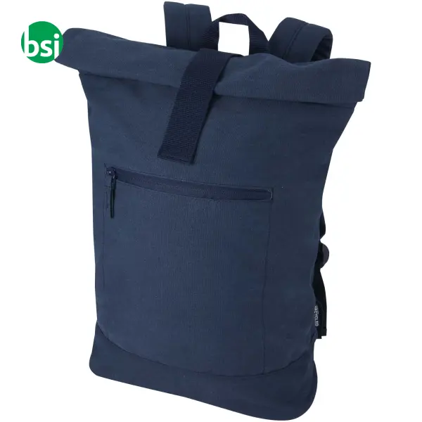Zaino rolltop per portatile materiale riciclato 16L Recanvas -  10