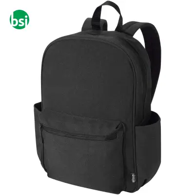 Zaino città porta PC 15'' in materiale riciclato 16L Recanvas - Immagine 10