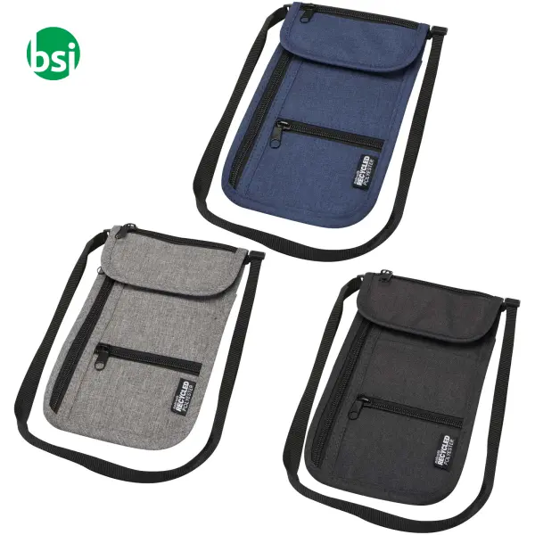 Custodia da viaggio smart tessuto riciclato Ross -  7