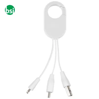 Cavo di ricarica personalizzabile 3 in 1 Troop - Immagine 3