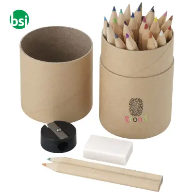 Set personalizzabile matite colorate 26 pezzi Woodby - Immagine 2