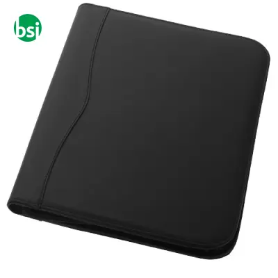 Cartella con blocco personalizzabile A4 con cerniera Ebony - Immagine 5