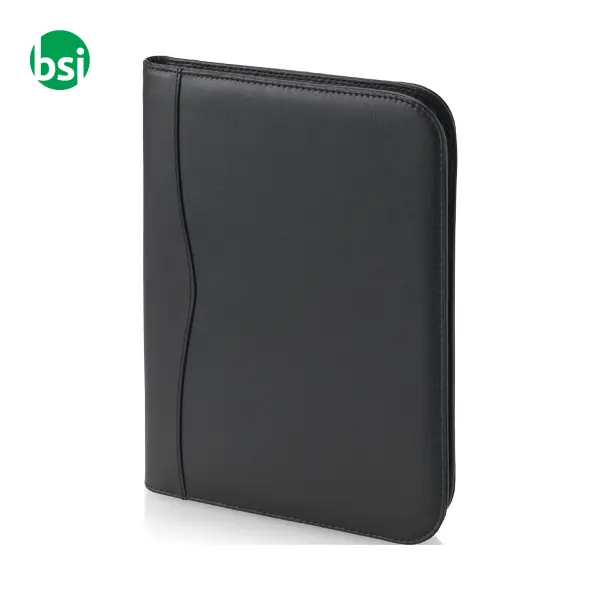Cartella con blocco personalizzabile A4 con cerniera Ebony -  7