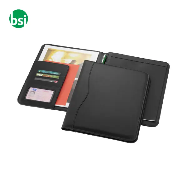 Cartella con blocco personalizzabile A4 Ebony -  1