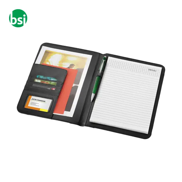 Cartella con blocco personalizzabile A4 Ebony -  5