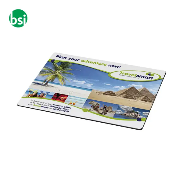 Tappetino mouse personalizzabile rettangolare Brite-Mat -  1