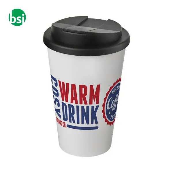 Bicchiere termico personalizzato 350ml coperchio ermetico -  2