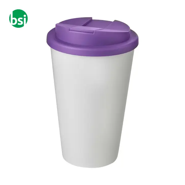 Bicchiere termico personalizzato 350ml coperchio ermetico -  16