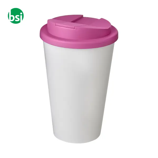 Bicchiere termico personalizzato 350ml coperchio ermetico -  17