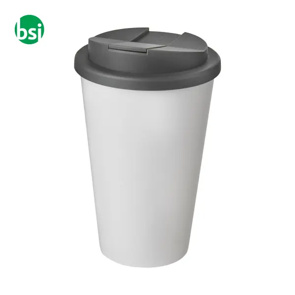 Bicchiere termico personalizzato 350ml coperchio ermetico -  18