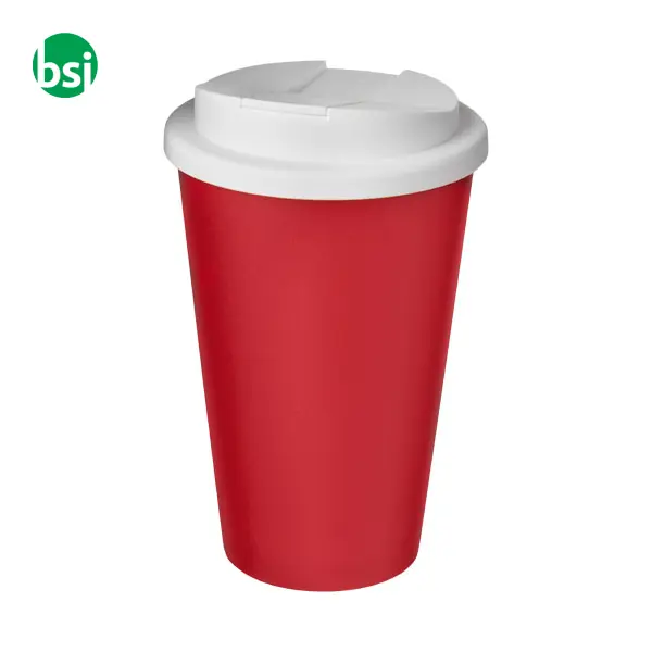 Bicchiere termico personalizzato 350ml coperchio ermetico -  24