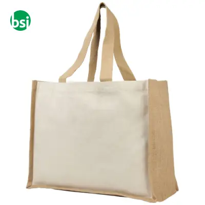 Shopper in iuta e canvas personalizzabili 320gr 23L Varai - Immagine 7