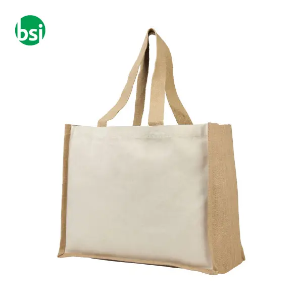Shopper in iuta e canvas personalizzabili 320gr 23L Varai -  7