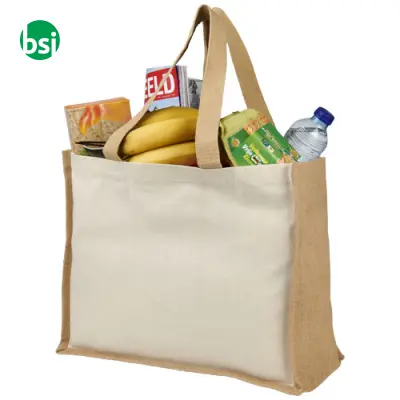 Shopper in iuta e canvas personalizzabili 320gr 23L Varai - Immagine 5