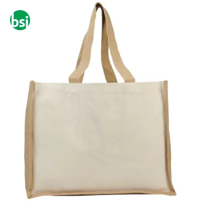 Shopper in iuta e canvas personalizzabili 320gr 23L Varai - Immagine 4