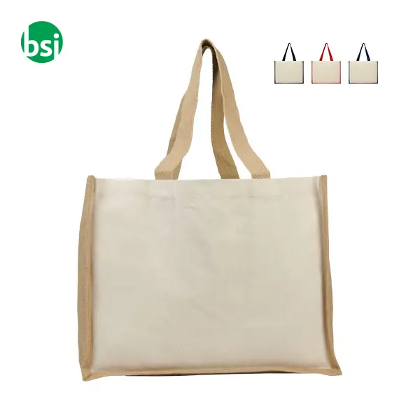 Shopper in iuta e canvas personalizzabili 320gr 23L Varai -  1