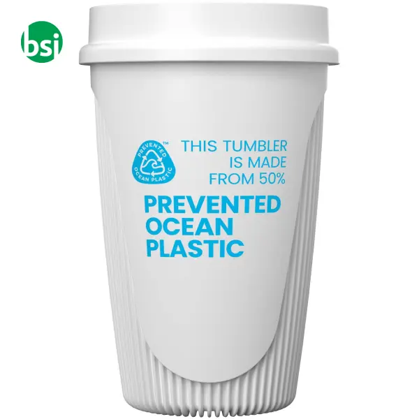 Bicchiere 350 ml con coperchio a 360° Alto POP -  3