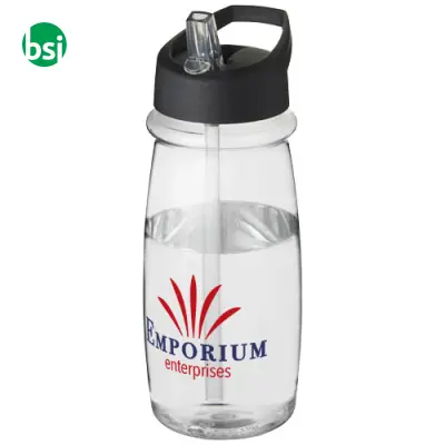 Borraccia personalizzata coperchio e beccuccio 600ml Pulse - Immagine 2