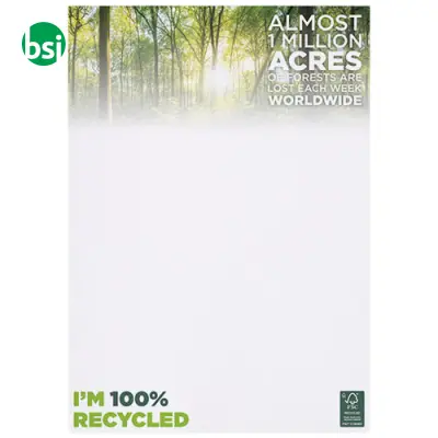 Taccuino personalizzabile A4 carta riciclata Desk-Mate - Immagine 2