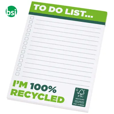 Taccuino personalizzabile A6 carta riciclata Desk-Mate - Immagine 3