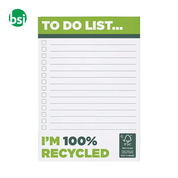 Taccuino personalizzabile A6 carta riciclata Desk-Mate -  2