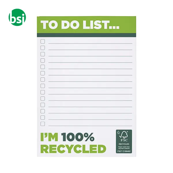 Taccuino personalizzabile A6 carta riciclata Desk-Mate -  1