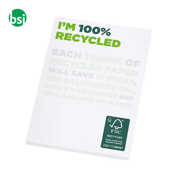 Taccuino personalizzabile A7 carta riciclata Desk-Mate -  3