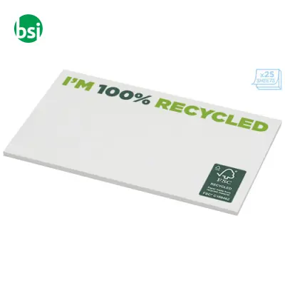 Foglietti adesivi personalizzati carta riciclata 127x75 - Immagine 3